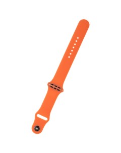 Ремешок для смарт часов Apple Watch 42мм 44мм 45мм 49мм оранжевый Zibelino
