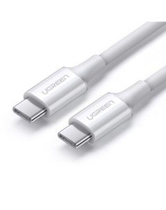 Кабель US300 60551 USB2 0 Type C Male to Male Cable 5А 1м белый Ugreen