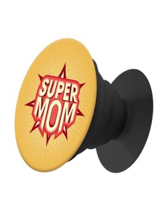 Пластмассовый держатель для телефона Попсокет Супер Мама Krutoff