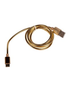 Кабель USB K31a для Type C 2 1А длина 1 0м золотой More choice