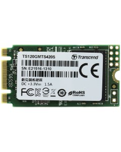 SSD накопитель MTS420S M 2 2242 120 ГБ TS120GMTS420S Transcend
