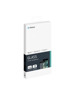 Защитное стекло для Huawei P40 Lite E 3D Full Glue черная рамка Deppa