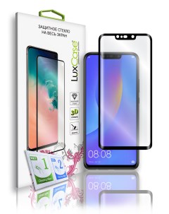 Защитное стекло для Huawei Nova 3i 3D Полноклеевое Черная рамка 83018 Luxcase