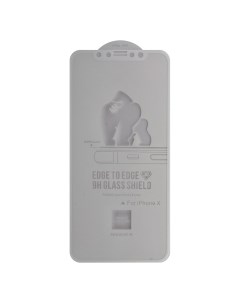 Защитное стекло для iPhone X Kingkong Series 4D Full Cover Curved Glass белое Wk