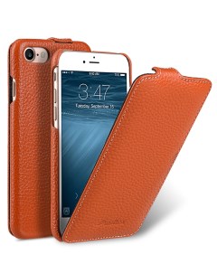 Чехол для Apple iPhone 8 7 оранжевый Melkco