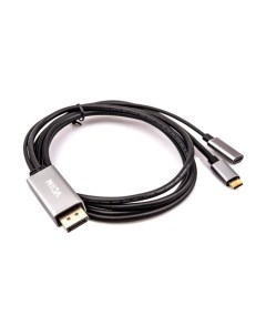 Переходник USB Type C DisplayPort M M 1 8м Black CU422MCPD 1 8M_217188 Vcom