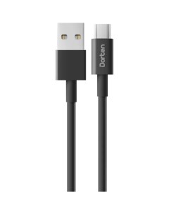 Кабель USB C to USB Cable Classic Series 1 м Black Dorten