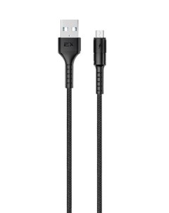 Кабель USB microUSB 1m Black EX K 1318 Exployd