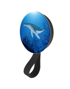 Кольцо держатель с зеркалом для телефона Природа Океан Krutoff
