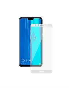 Защитное стекло для Huawei Y9 2018 Full Glue черная рамка Deppa