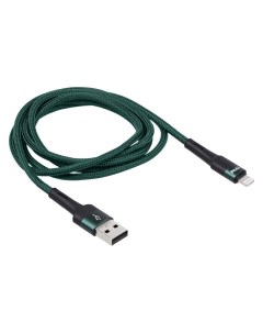 Кабель USB A Lightning Envy 1 2m нейлон green Tfn