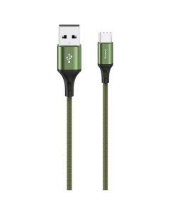 Кабель BASIC USB 2 0 Type C 1 2м 2 1A зеленый Olmio