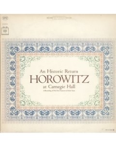 Horowitz An Historic Return Horowitz at Carnegie Hall 180g Columbia
