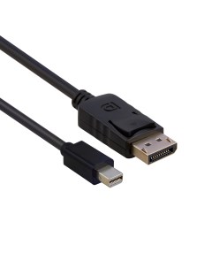 Адаптер miniDisplayPort DisplayPort 4K 2K Black BW8806 Belsis