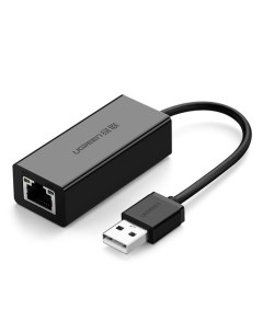 Адаптер CR110 20254 USB 2 0 10 100Mbps Ethernet Adapter черный Ugreen
