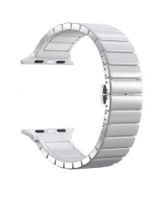 Ремешок для часов Apple Watch 42 44 mm керамический белый Deppa