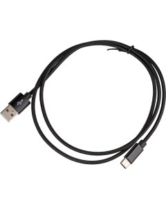 Кабель USB Type C m USB m 1м в оплетке 2 4A черный Behpex