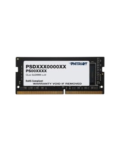 Оперативная память Patriot Signature 16Gb DDR4 3200MHz SO DIMM PSD416G320081S Patriot memory