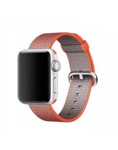 Ремешок для Apple Watch 38 mm Woven Nylon оранжевый Alpen