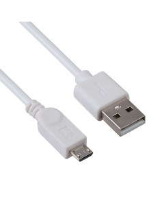 Кабель USB 2 0 А вилка Micro USB вилка 1м быстрая зарядка 1 8 А белый BS3213 Belsis