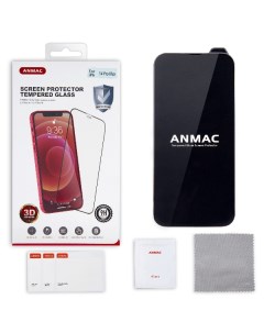 Защитное стекло для iPhone 14 Pro Max 3D черное Anmac