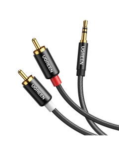 Кабель AV116 10584 3 5mm Male to 2RCA Male Cable Ugreen