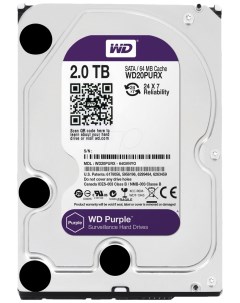 Жесткий диск Purple 2ТБ 20PURX Wd