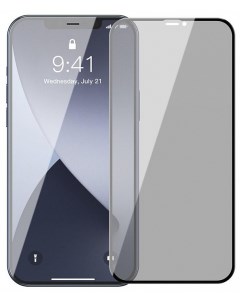 Защитное стекло Tempered Glass Screen Protector для iPhone 12 Pro Max Black Baseus