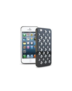 Чехол для Iphone 5 черный с серебряными шипами Sbs