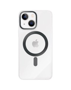 Чехол Line Case with MagSafe для iPhone 14 чёрный Vlp