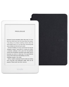 Электронная книга Kindle 10 8Gb SO White с обложкой ReaderONE Black Amazon