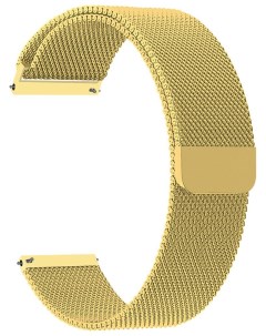 Ремешок для часов Capella универсальный 20 мм нержавеющая сталь золотой Lyambda