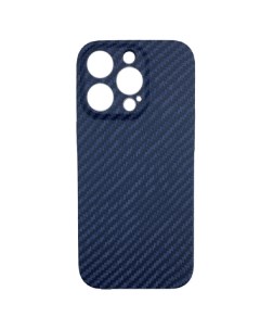 Чехол Iphone 13 Pro Max Carbon Matte синий Luxó