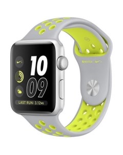 Ремешок Apple Watch 42 mm Nike Series серо зеленый Nobrand