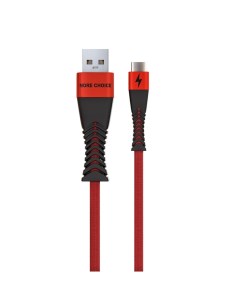 Дата кабель Smart USB 3 0A для Type C K41Sa нейлон 1м Red Black More choice