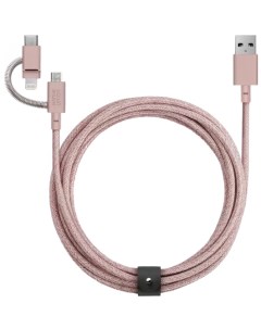 Кабель Belt Cable Universal Micro Usb Lightning Usb Type C 3 В 1 2 М Native union