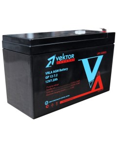 Аккумулятор для ИБП GP 12 7 2 7 2 А ч 12 В 0I 00008848 Vektor energy