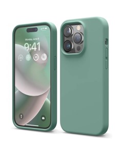 Чехол Soft silicone для iPhone 14 Pro Темно зеленый ES14SC61PRO MGR Elago