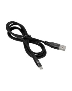 Кабель USB A m micro USB B m 1 2м black Digma