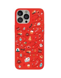 Чехол для смартфона Art Collection Winter для iPhone 13 Pro Max красный Vlp