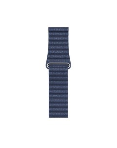 Кожаный ремешок для Apple Watch 38 40 мм Синий Case-house
