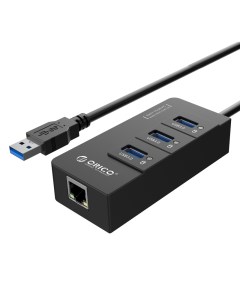 Переходник USB RJ 45 0 3м HR01 U3 BK Orico