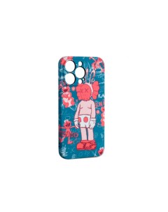 Чехол IPhone 13 Pro Max голубой розовый Luxó