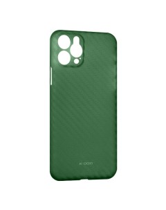 Чехол iPhone 12 Pro Carbon Air Carbon зеленый K-doo