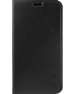 Чехол книжка для Samsung Galaxy J7 Neo кожзам черный Interstep