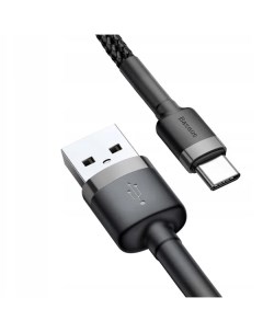 Кабель USB Type С 3M 2A Cafule Cable черный CATKLF UG1 Baseus