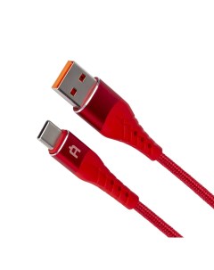 Кабель USB Type C FT01 AC текстиль Red Alteracs