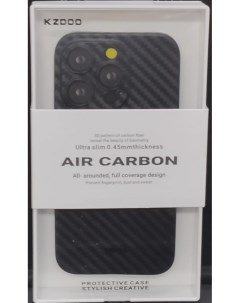 Накладка для iPhone 14 Pro 6 1 Air Carbon пластик чёрная K-doo