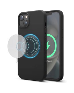 Чехол MagSafe Soft silicone case для iPhone 14 Plus Черный ES14MSSC67 BK Elago