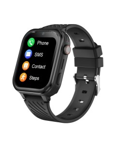 Детские смарт часы KT15 PRO Android 8 1 c GPS и видеозвонком черный Wonlex